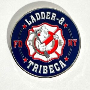 Famous Ghostbusters/Ladder 8 Challenge Coin